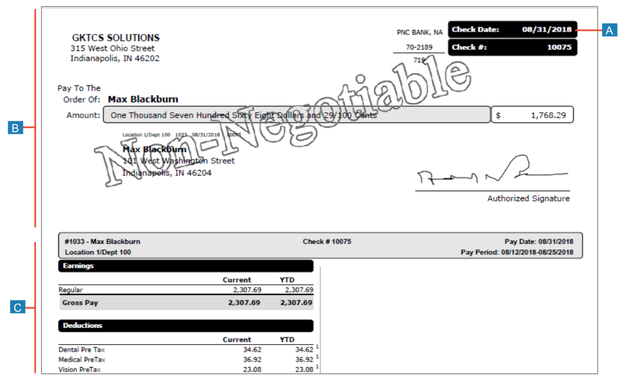 Pay Statement