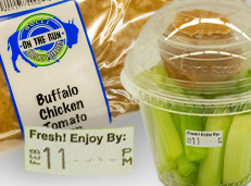 Bulls on the Run enjoy-by labels