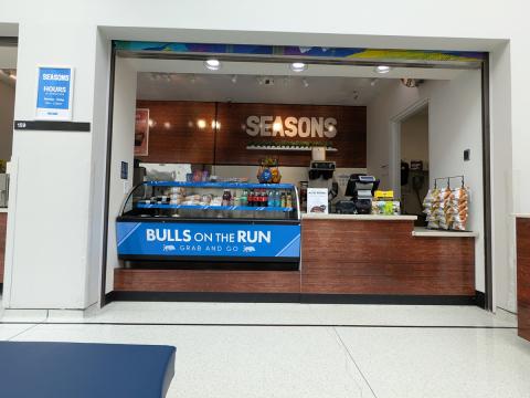 Right side of Seasons at Center for the Arts.