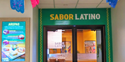 Entrance door leading into Sabor Latino