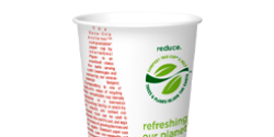 Coca Cola compostable cup