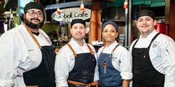 Chefs Malik Pryce, Ryan Rodenhaus, Kaprishia Covington and Michael Gorham