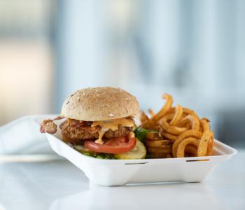 Fried Chicken & Bacon Sandwich