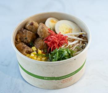 Fried Tofu Noodle Bowl