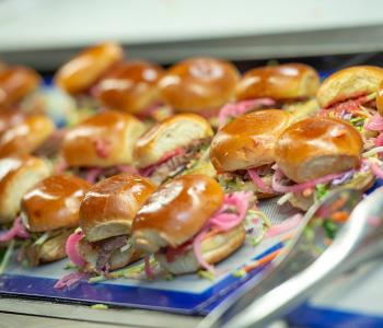 Featured sandwiches of the evening
