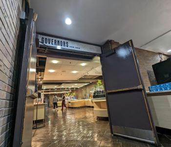 One of the Governors Dining Center entrances.