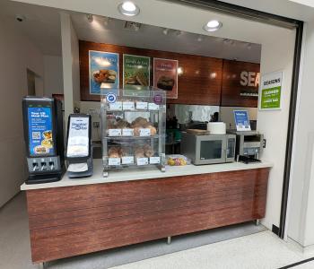 Left side of Seasons at Center for the Arts.