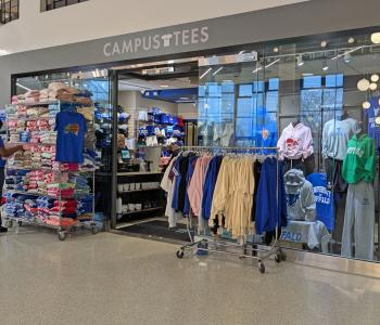 Campus Tees entrance in the Student Union.